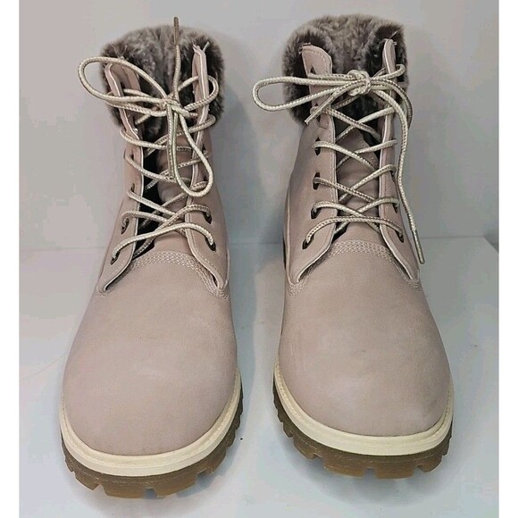 Luggage Hiker Combat Boots Convoy Pink Fur Top Womens Size 10 M New With Box - Picture 2 of 7